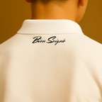 Polo Enfant Blanc "Bien Soigné" – Édition Limitée Bien Soigné